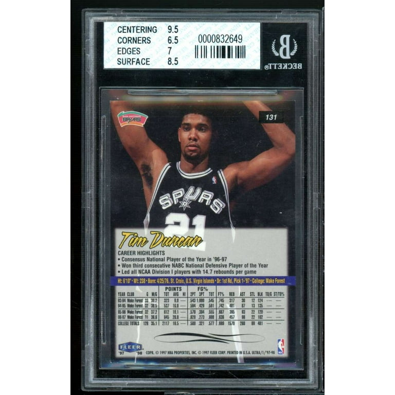 97-98 l Universe Tim Duncan 7枚セット 97-98 l Universe Tim Duncan 7枚セット 97-98 l Universe Tim