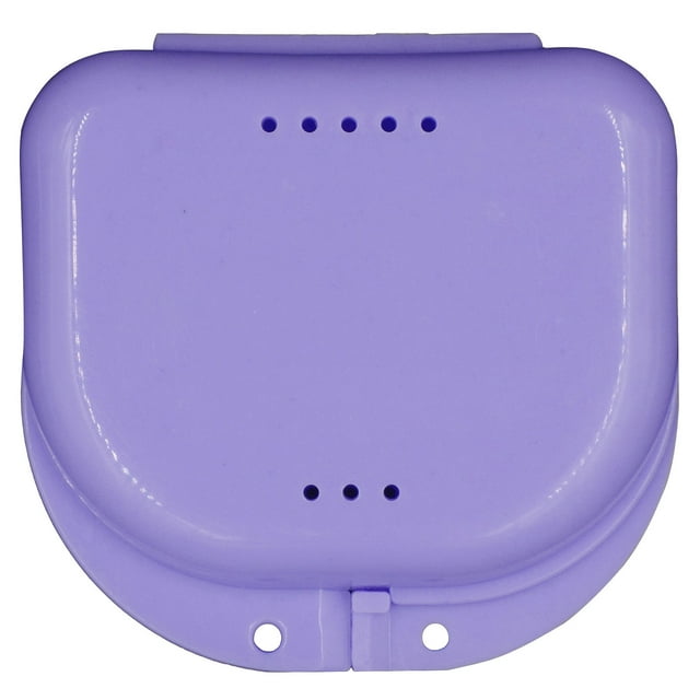 Iumwxz Étui de Bain pour Dentiers, Contenant d'Appareil pour Fausses Dents, Boîtes de Rangement Dentu