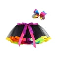 thumbnail image 2 of YOUYEDIAN Layered Tutu Skirt Tulle Dance Tutu Ballet Skirts Festival Tutu Costume for Girls, 2 of 3