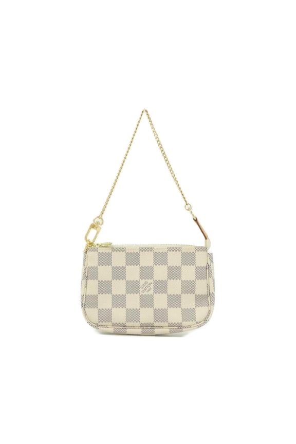 Pre-Owned Louis Vuitton Damier Azur Mini Pochette Accessoires N58010 Accessory Pouch