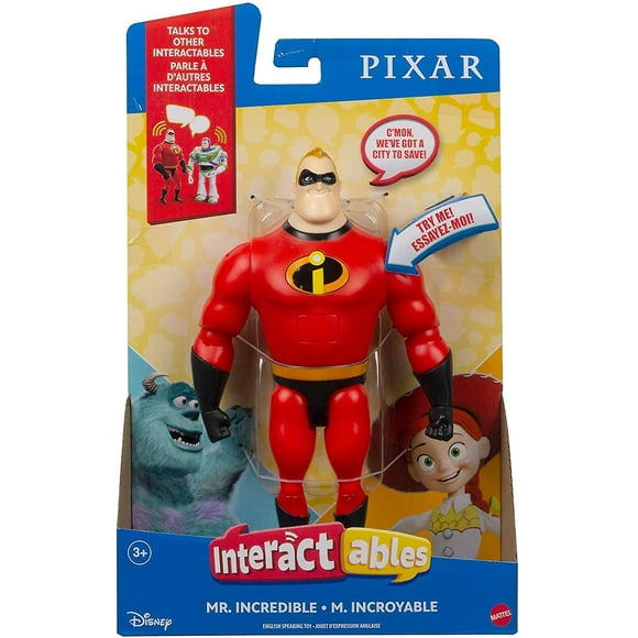 Disney Pixar Interactables Mr Incredible Talking Action 8"