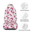 thumbnail image 4 of Daiia Lilies Flowers Printed Car Seat Cover - Waterproof & Sweatproof - Universal Fit, Machine Washable, Non-Slip - Seat Protector for Car, Truck, SUV, Van (1 Pack), 4 of 5