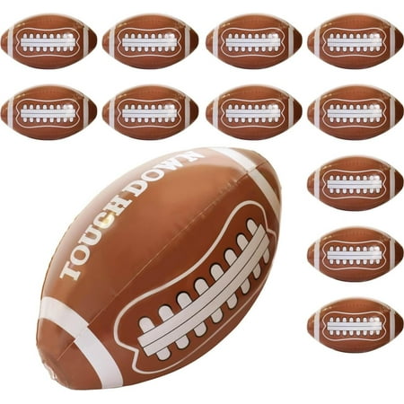 GIFTEXPRESS 12pcs Inflatable Footballs for Football Party