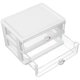 thumbnail image 2 of Clear Stackable Desktop Organizer with Drawers for Office Supplies and Stationery – Space Saving Design for Neat Workspaces, 2 of 2