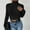 Black, variant on cllios Womens Cropped Sweaters Knit Long Sleeve Top Tight Turtleneck Sweater Tunic Stretch Pullover Jumper Fall Sweaters for Women 2022