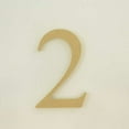 thumbnail image 1 of Package of 1, "2" 12 Inch X 1/2" MDF Numbers In The Times New Roman Font | Thick For Art & Craft Project, Made in USA, 1 of 1