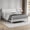 White, variant on AUFANK Twin Modern Wood Platform Bed with Wooden Slats, White
