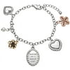 Personalized Planet Sandra Magsamen Daughters Oval Engraved Charm Bracelet