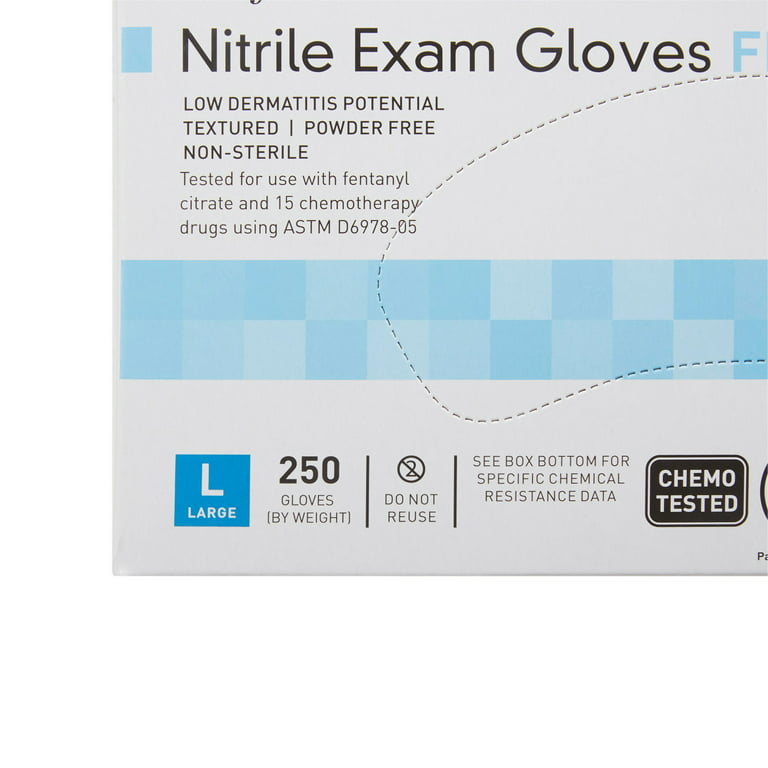 Low Derma Dark Blue Extra Large Nitrile Glove - Powder-Free - 1000 count box