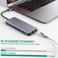 thumbnail image 2 of Concentrador USB C 14 en 1 4K USB C a HDMI VGA, 2 of 7