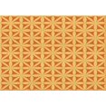 thumbnail image 1 of Ahgly Company Machine Washable Indoor Rectangle Transitional Neon Orange Area Rugs, 2' x 3', 1 of 7