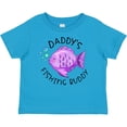 thumbnail image 3 of Inktastic Daddy's Fishing Buddy with Cute Purple Fish Boys or Girls Baby T-Shirt, 3 of 5