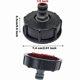 thumbnail image 1 of 2 Pieces IBC Tank Cap, S60x6 IBC Fitting/Nipple Plug, 1/2" Outlet Diameter, 60mm Inlet Diameter for IBC Tank Valve - Black, 1 of 2