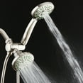 HighPressure Luxury 48Mode Shower Head & Handheld 3Way Combo, Satin Nickel Finish