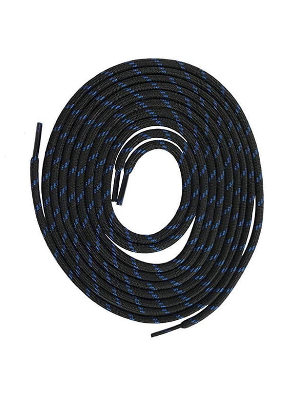 Black Blue Round Boot Laces Shoelaces for Hiking Work shoes 36 38 39 40 44 45 46 48 54 55 60 63 72 Inches