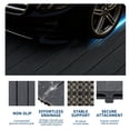 thumbnail image 3 of EuKer 9-Pack Patio Floor Tiles, 11.8" x 11.8" Waterproof Interlocking Deck Tiles for Poolside, Balcony, Backyard, Gray, 3 of 8
