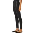 thumbnail image 3 of Hudson Jeans Women's Black Barbara Coated Skinny Jeans, 28, 3 of 4