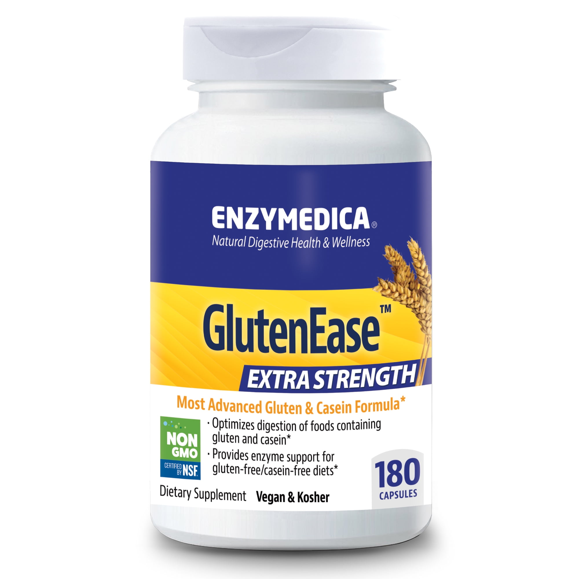 Enzymedica, GlutenEase Extra Strength, Digestive Aid for Gluten and
