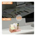 thumbnail image 5 of Rose Gold Metal Desktop Organizer  Multifunctional File   Office Supplies  Rack  Stationery and Cosmetics Holder  Compact File Organizer for  Office, 5 of 8