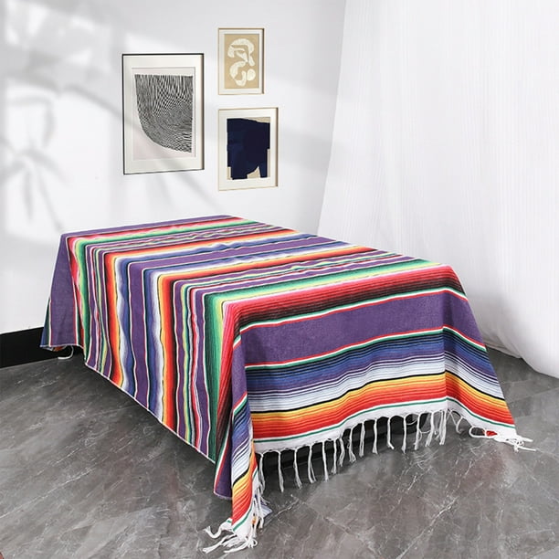 Mantel de Algodón Multifuncional | Manta Ligera y Duradera para Picnic y Camping | Uso En Casa, Al Aire Libre, Escuela y Oficina | Multicolor