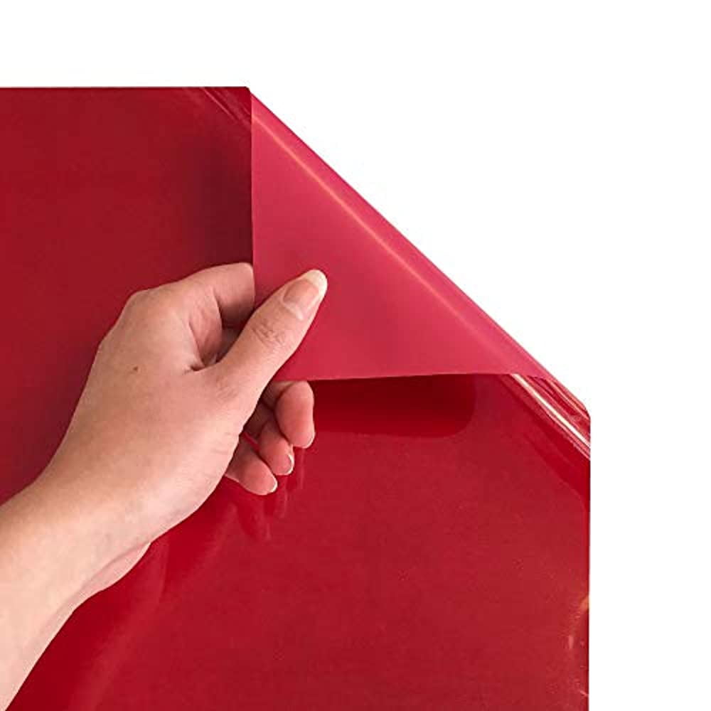 Siser Easyweed Red 15" x 10' (feet) Iron on Heat Transfer Vinyl Roll, HTV