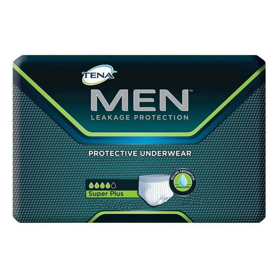 TENA Men Protective Underwear, Super Plus, X-Large 44"-64" Part No. 81920 Qty Per Case