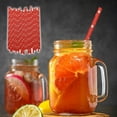 thumbnail image 5 of Paper Straws under $5! CQCYD 100pcs Red Paper Straws Disposable, Biodegradable Kraft Paper Drink Straws, Eco Friendly Party Straws, Christmas Holiday Party Supplies, 5 of 6