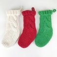 thumbnail image 1 of Calcetines de punto personalizados para decoración del hogar, medias navideñas con diseño de 18, 20 y 21 pulgadas, 1 of 4