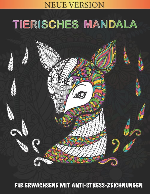 Malbuch für Erwachsene Mandalas Maltherapie Anti Stress Mandala-Malbuch 