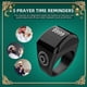 thumbnail image 4 of Anillo Inteligente Tasbih Zikr, Contador De Anillo Inteligente Portátil De 20mm, Recordatorio De Aplicación, Pantalla Digital Recargable Para Musulmanes, 4 of 7