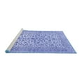 thumbnail image 2 of Ahgly Company Machine Washable Indoor Rectangle Persian Blue Traditional Area Rugs, 4' x 6', 2 of 4