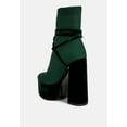 thumbnail image 3 of After Pay High Heel Velvet Knitted Boot, 3 of 10