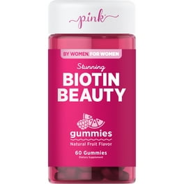 Pink's Dazzling Hair, Skin & Nails Gummies with Biotin and