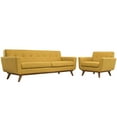 thumbnail image 2 of Modway Engage Armchair and Sofa Set of 2 in Citrus, 2 of 6