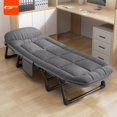 thumbnail image 2 of AOLIVIYA-cama plegable para el hogar, descanso para el almuerzo, reclinable, para oficina, individual, multifunción, para siesta, portátil, Simple, para marchar al aire libre, 2 of 4
