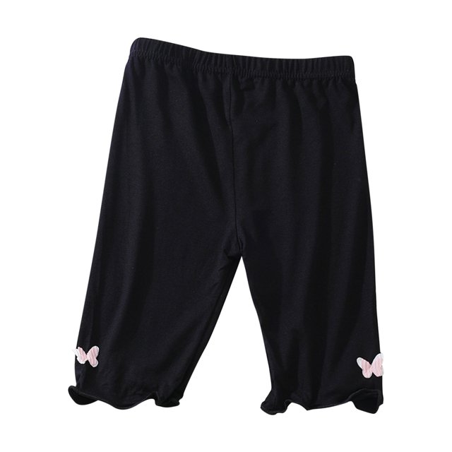Shorts de Vélo pour Filles Shorts en Spandex Respirants sous Robe pour Danse Roue Active Noir 13-14 Ans