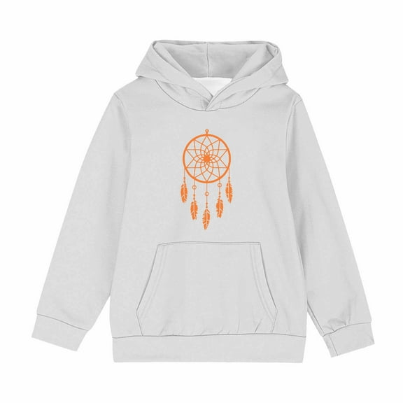 bbymog Cute Hoodies for Teen Girls Long Sleeve Boys Hoodie with Pocket Fall Winter Casual Sweatshirt for Boys and Girls White 9 Years