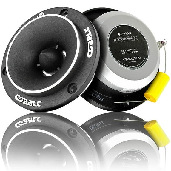 Orion Cobalt 3.8" Super Tweeters Pair 400W Max 100W Rms Car Audio CTW2.0NEO