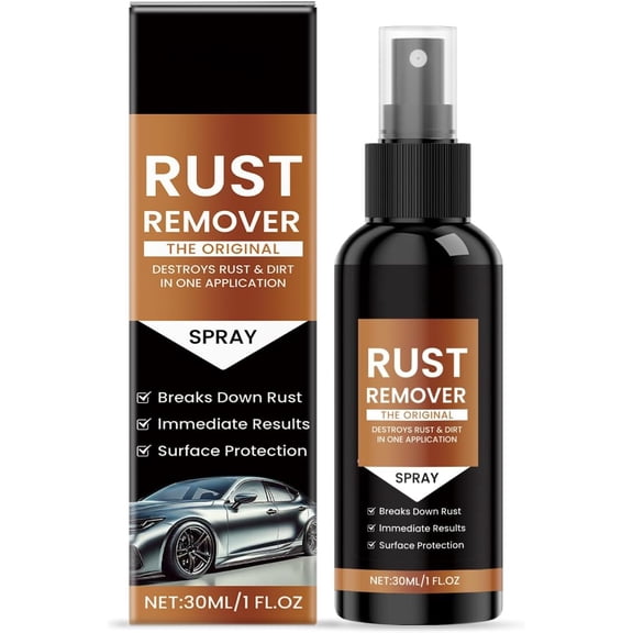 Upgrade Heavy Duty Rust Remover Spray, Multipurpose Metal Rust Dissolver, Iron Remover for Car Detailing, Rust Stain Remover for Industrial & Household Metal Parts(Q)