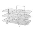 thumbnail image 1 of Stainless Steel Dehydrator Rack, Tight Mesh Dishwasher Safe Grill Rack Even Heating  For Home, 1 of 8