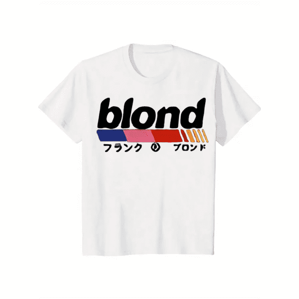Frankkk Oceann Blondd White F3rari T-Shirt – Vintage Unisex Short Sleeve Tee, Casual Cotton Menswear Top,Gift for Men and Women,Trendy Shirt