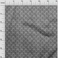thumbnail image 3 of oneOone Polyester Lycra Gray Fabric Asian Dabu Print Craft Projects Decor Fabric Printed By The Yard 56 Inch Wide, 3 of 4