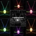 thumbnail image 4 of Luz Nocturna Portátil con 7 Colores Recargable por USB Ajustable Chaleco de Advertencia para Deportes Al Aire Libre ANGGREK  Otros, 4 of 8