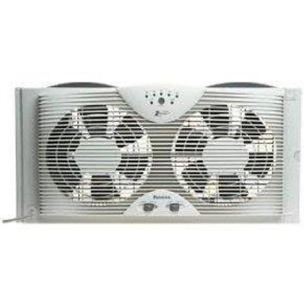 Holmes 2115100 Digital Twin Blade Window Fan White