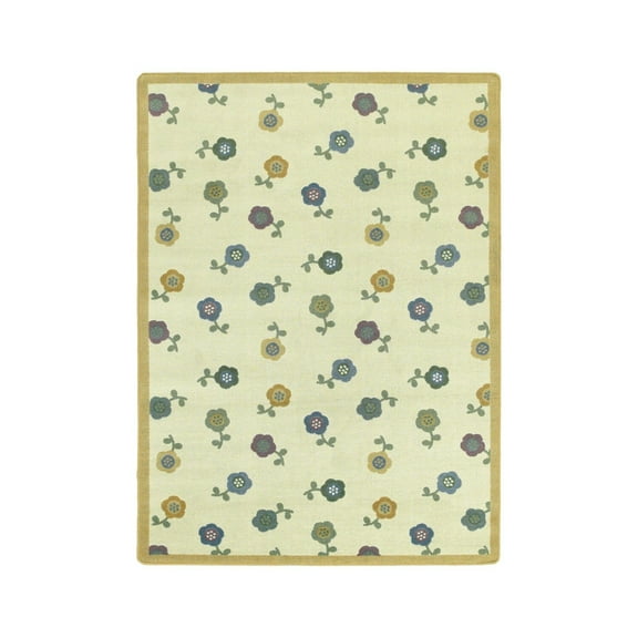 Joy CarpetsKid Essentials Infants & Toddlers Awesome Blossom Rug 7'8" x 10'9" Rectangle Soft