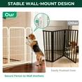 thumbnail image 3 of FXW Dog Gate Extra Wide Designed for Indoor Use, Adjustable Width Up to 219-inch Wide (32" H 8 Wire Panels for Small and Medium Dogs), White, 3 of 6