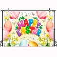 thumbnail image 3 of 9 x 6 ft Easter Decorationse Backdrop Spring Floral Colorful Egg Hunt Backdrop Easter Colorful Eggs Background for Photography Happy Birthday Party Decor Banner Photoshoot Studio Props, 3 of 5