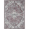 thumbnail image 2 of Luxe Weavers Floral Medallion Boho Lilac 5x7 Area Rug, Living Room Carpet, 2 of 7