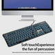 thumbnail image 4 of Teclas para juegos, con cable, ratón , diseño sin perforaciones Soledad teclado para juegos, 4 of 10