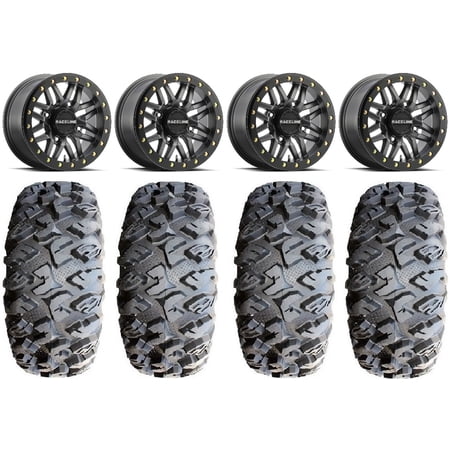 Raceline Ryno Bdlk 14 Gm Wheels 32 MotoClaw Tires Can-Am Maverick X3 / Honda Pioneer 1000 / Talon